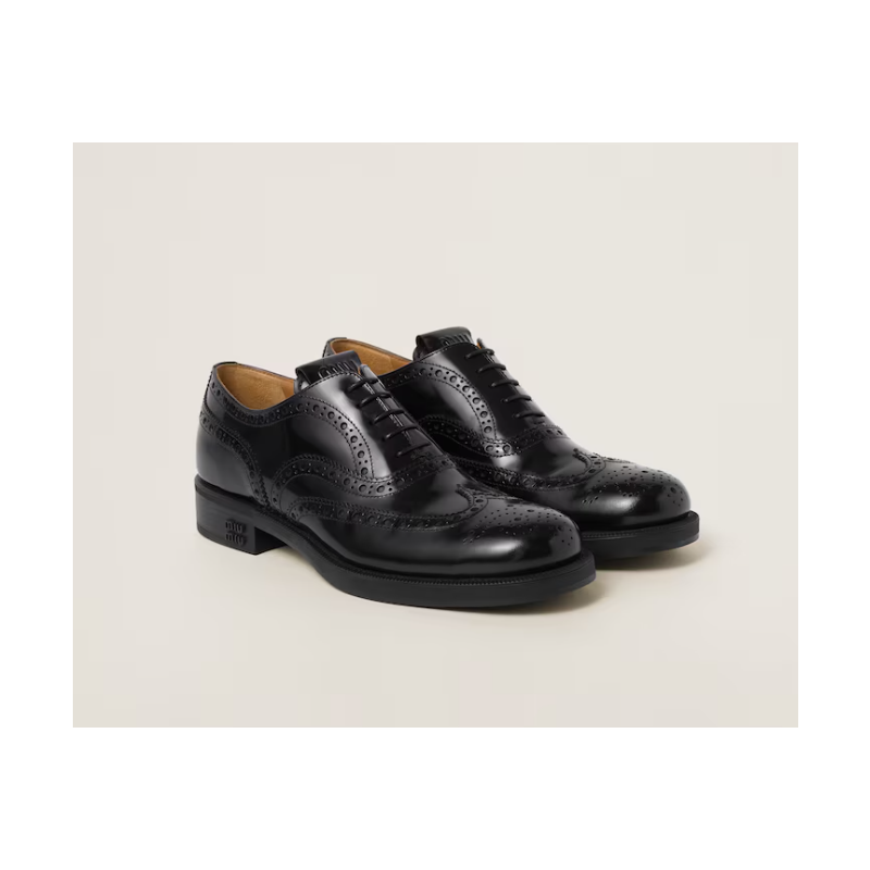 Miu Miu leather  loafers