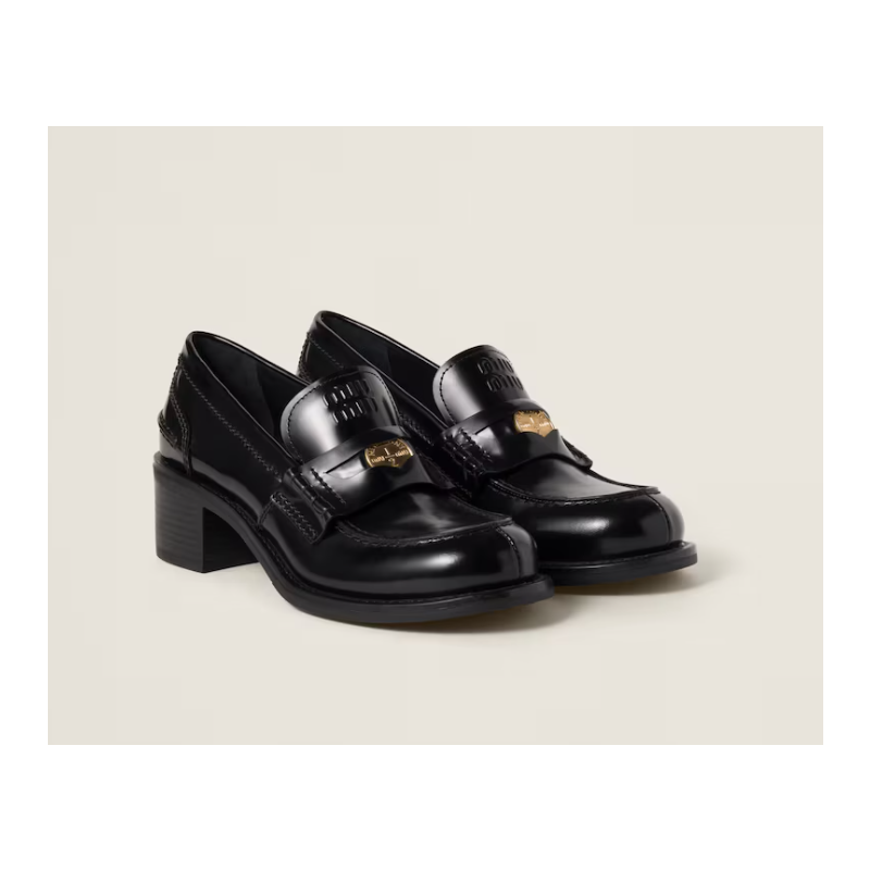 Miu Miu leather  loafers