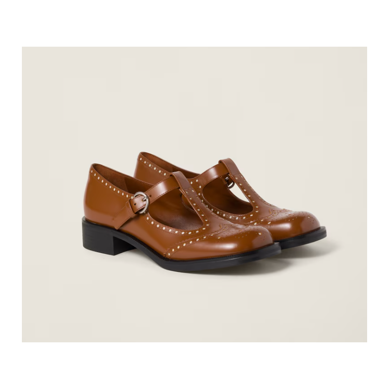 Miu Miu leather  loafers