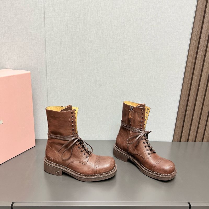 Miu Miu Leather Boots