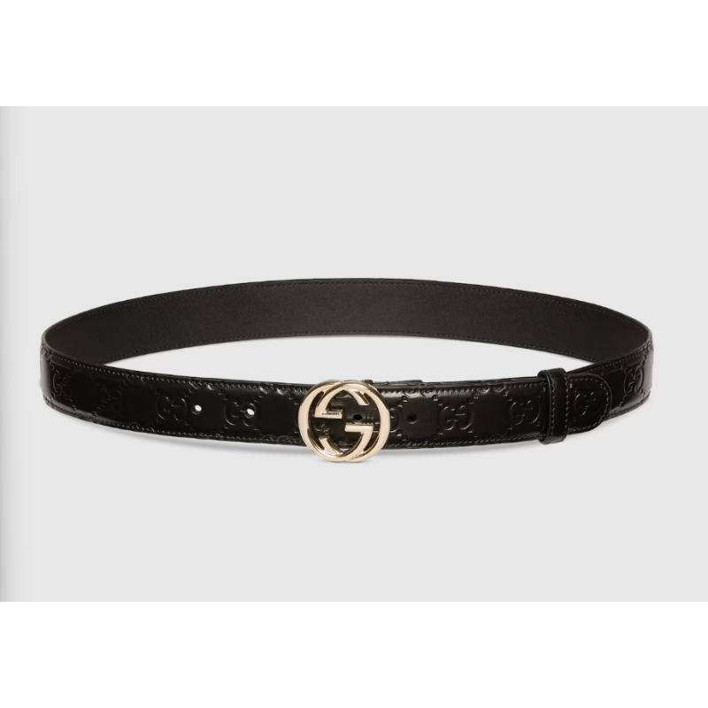Gucci 30mm Think Leather belt