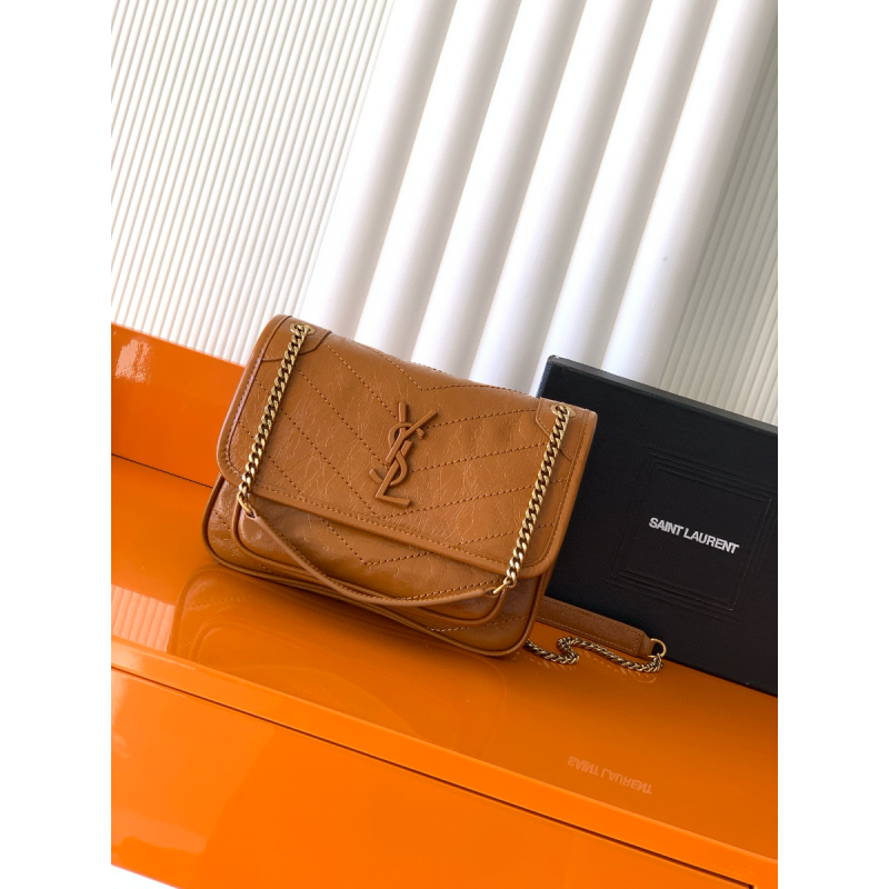 Niki Baby In Pelle Vintage-Light Caramel 