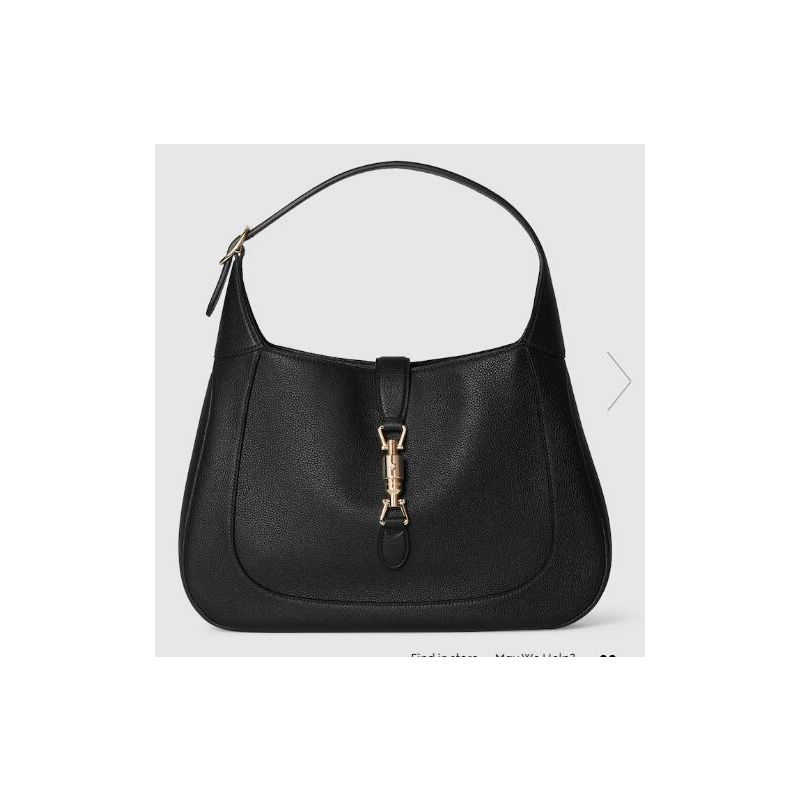 Gucci Jackie 1961 Medium Shoulder Bag-Black 