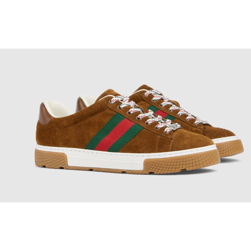 Sneaker Gucci Ace uomo con dettaglio Web