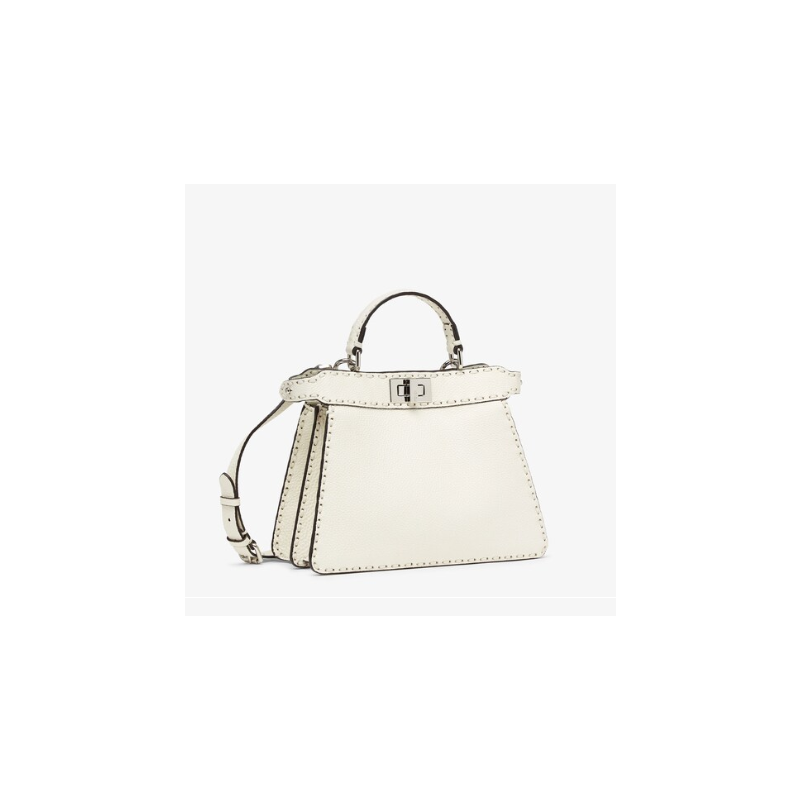 Fendi Peekaboo Iseeu Small Bag-White