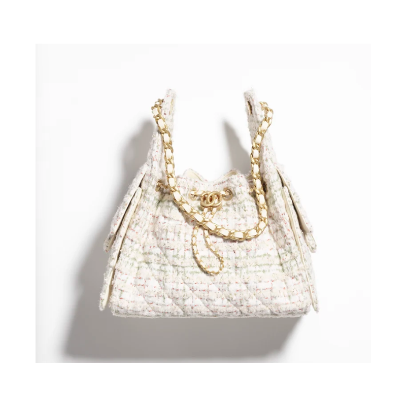 Chanel 25 Small handbag in Wool tweed