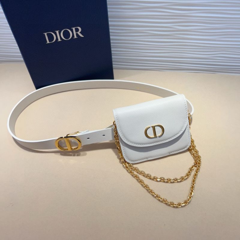 Cintura sottile Dior con borsa