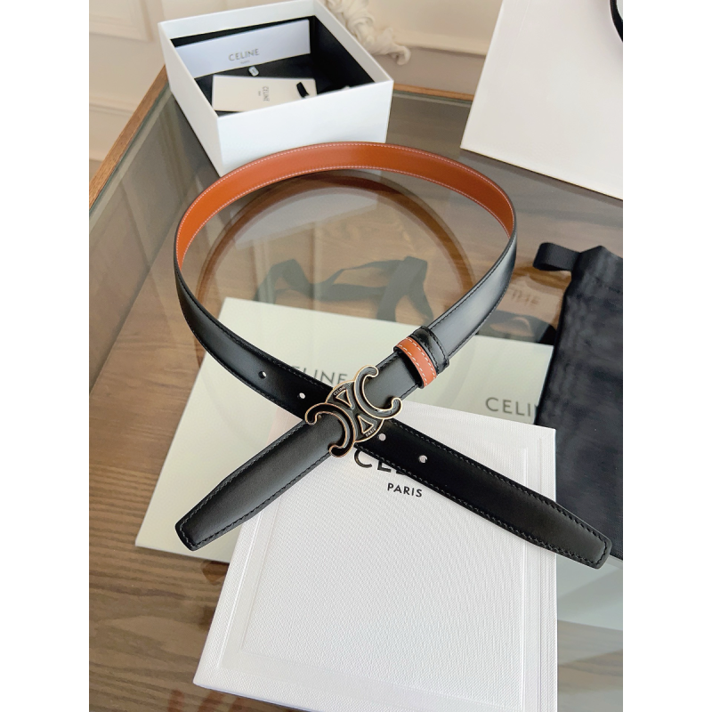 Cintura celine Triomphe Reversible 25mm 