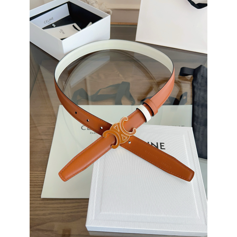 Cintura celine Triomphe Reversible 25mm 