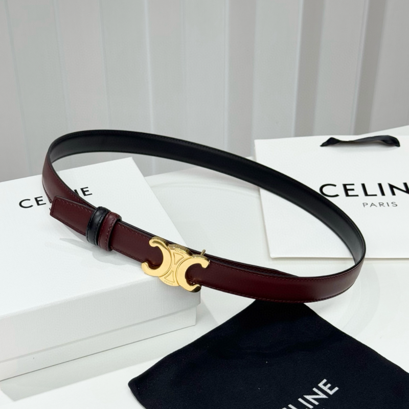 Cintura celine Triomphe Reversible 25mm 
