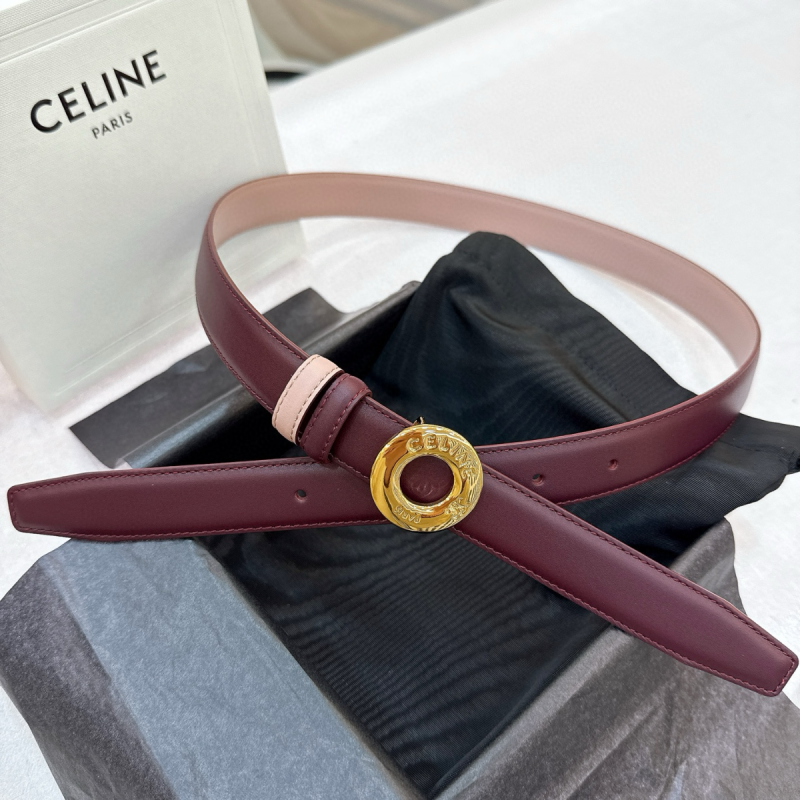 Cintura celine Disc Buckle Reversible 25mm