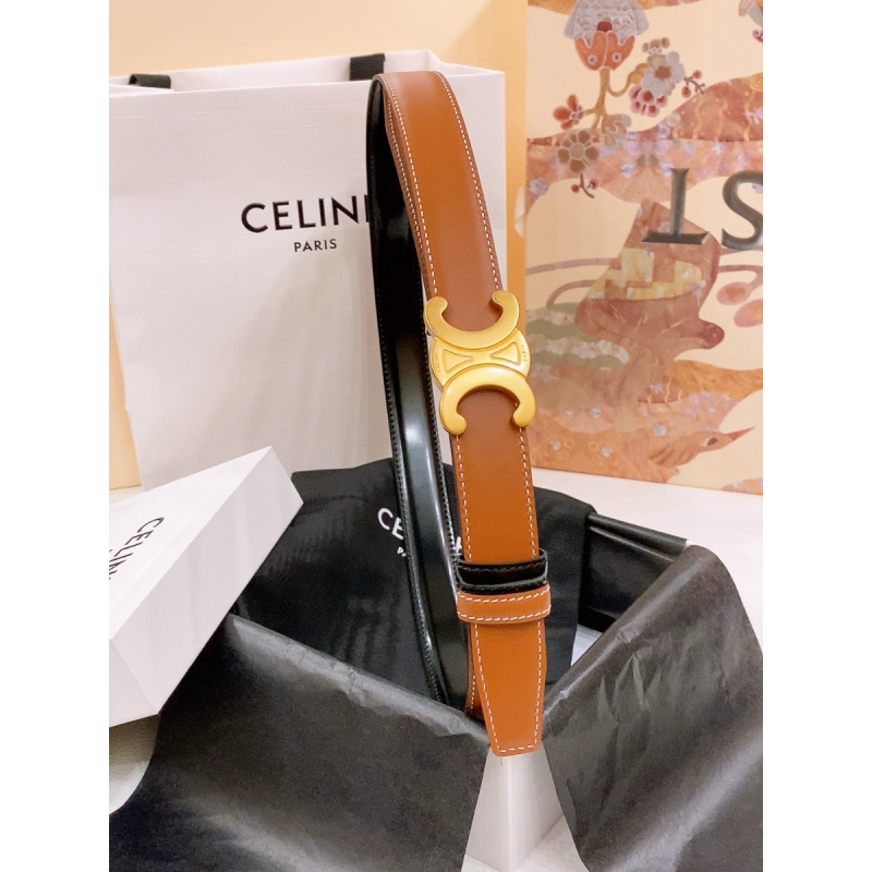 Cintura celine Triompe Reversible 25mm 