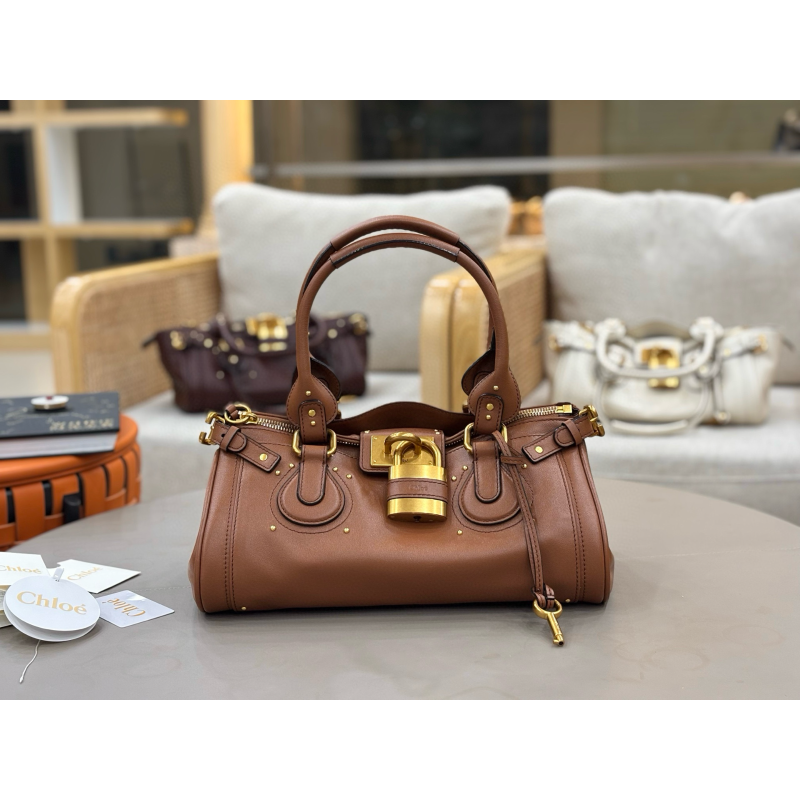 Borsa grande di Chloe Paddington-Mustang Brown