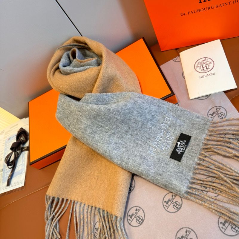 Hermes Cashmere Reversible Scarf