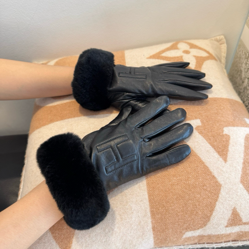 Hermes Leather Gloves