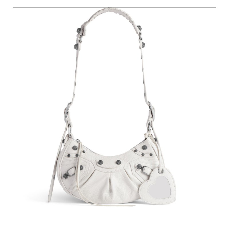 Balenciaga Le Cagole Borsa a tracolla XS-White