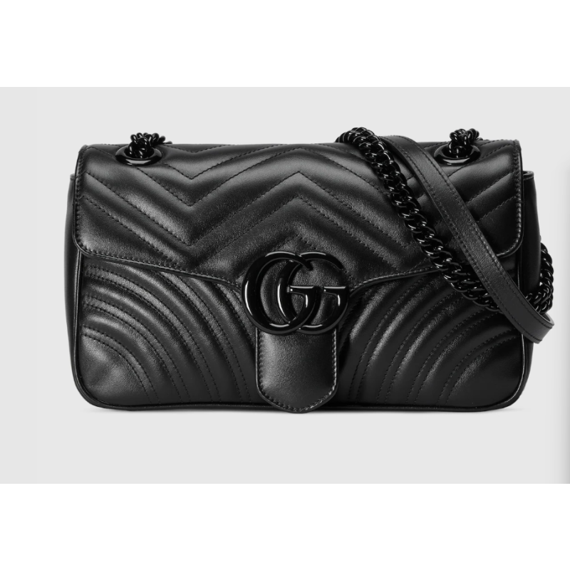 Borsa a spalla GG Marmont misura media