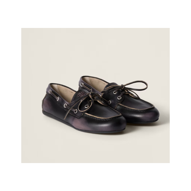 Miu Miu Leather Loafers