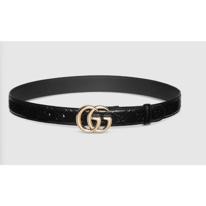 Gucci 30mm Think Leather belt