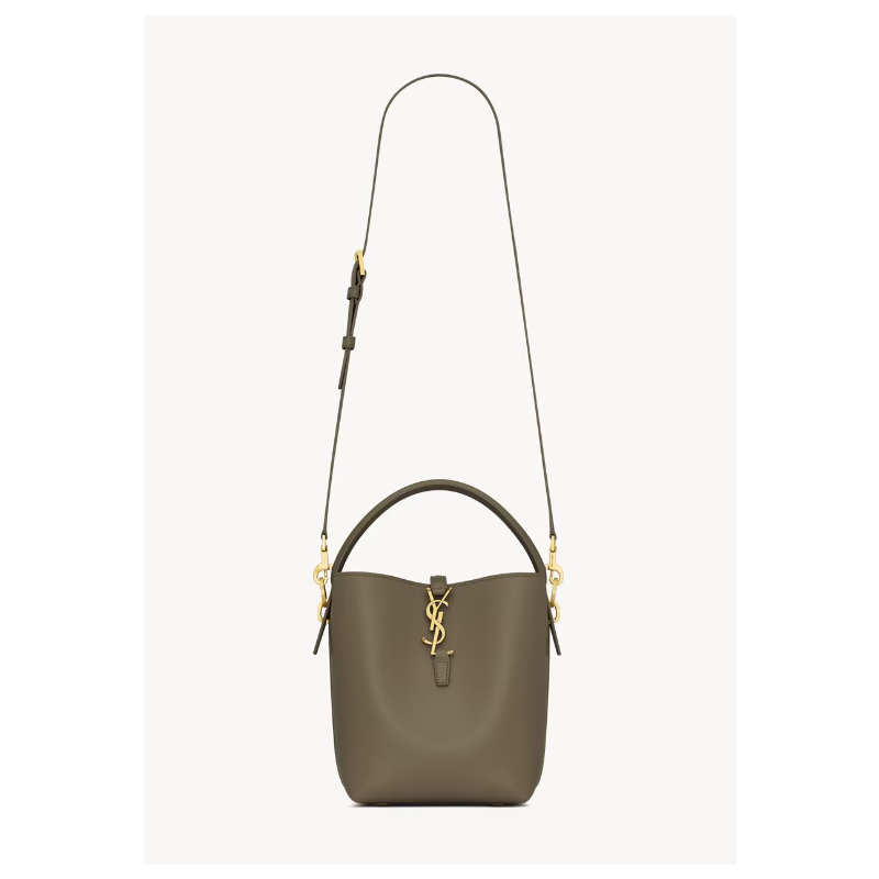 Saint Laurent LE 37 small in Shiny leather-Deep Musk