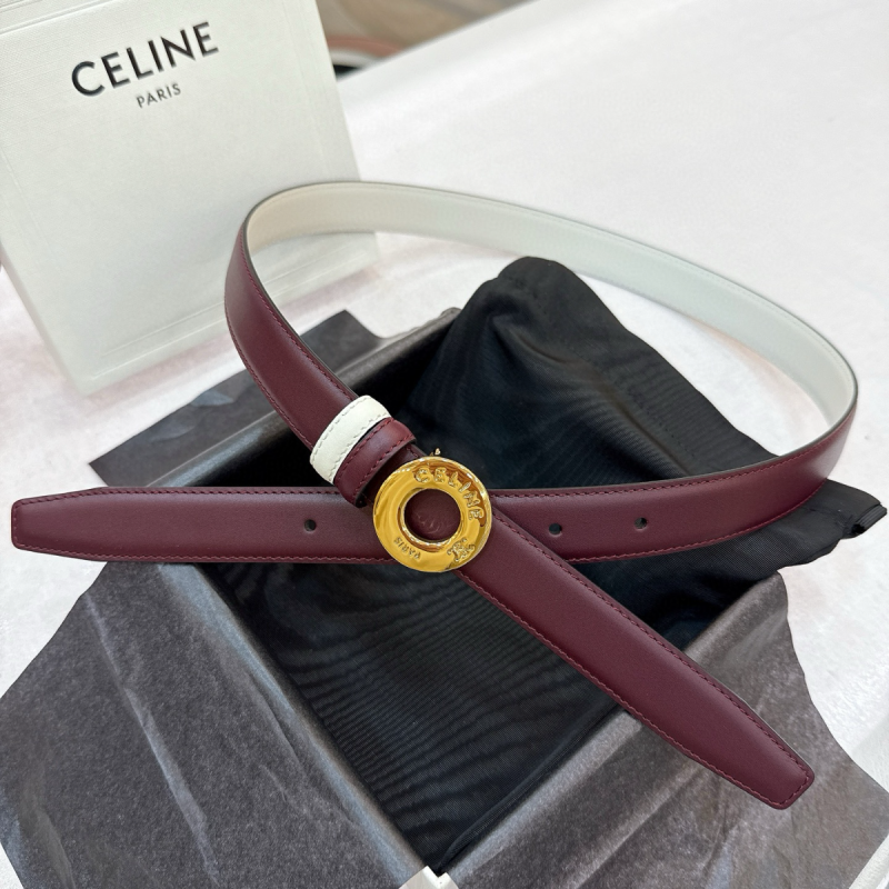 Cintura celine Disc Buckle Reversible 25mm