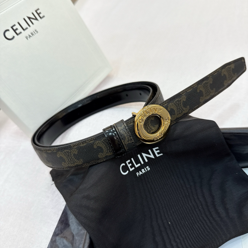 Cintura celine Disc Buckle Reversible 25mm