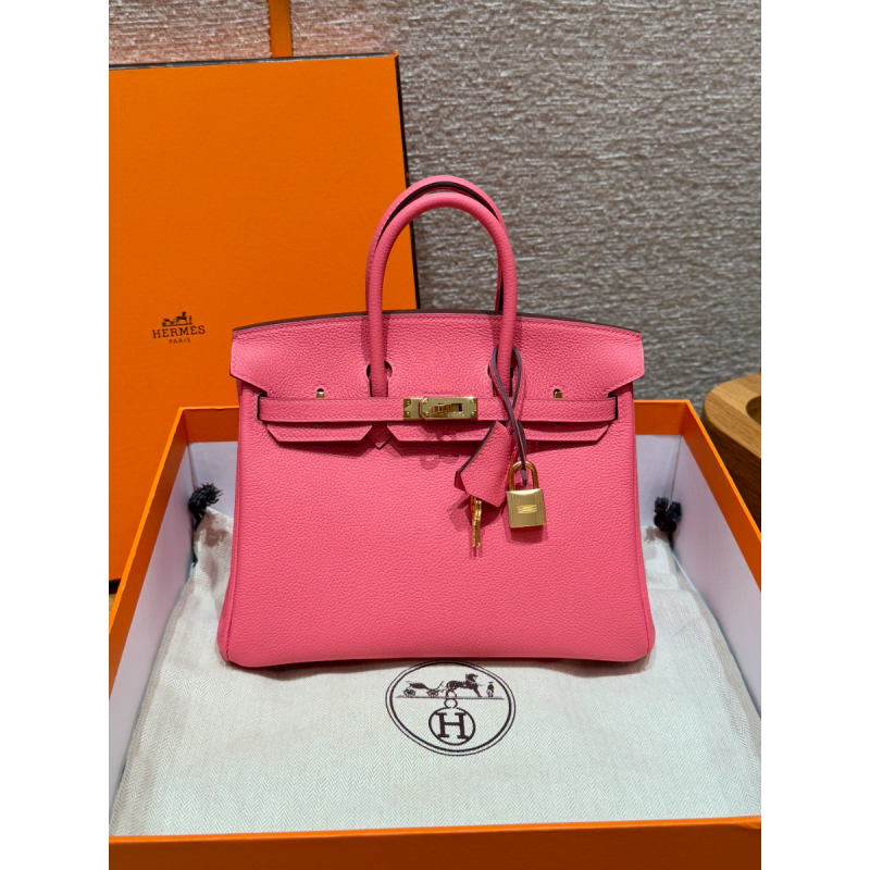 Hermes Birkin 25 / Birkin 30  in Togo Leather-Rose lipstick