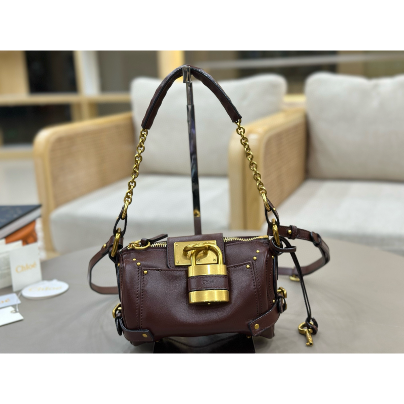 Chloe piccola borsa a catena Paddington-Grenat