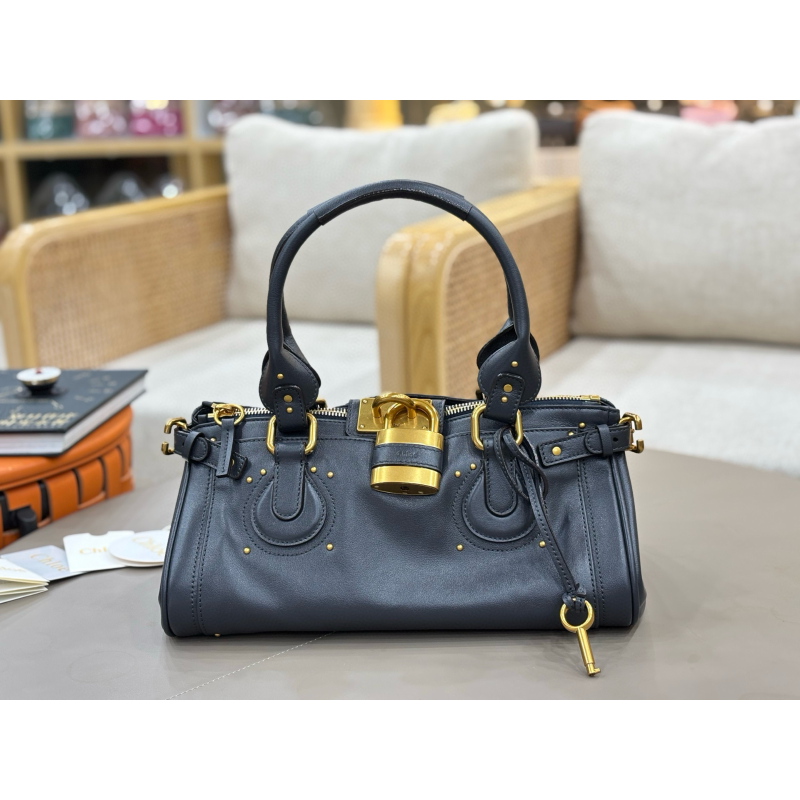 Borsa grande di Chloe Paddington-Black Navy