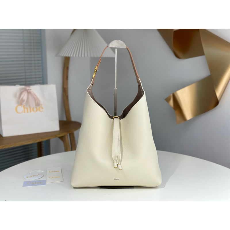 Chloe Borsa grande Marcie Hobo-Cream