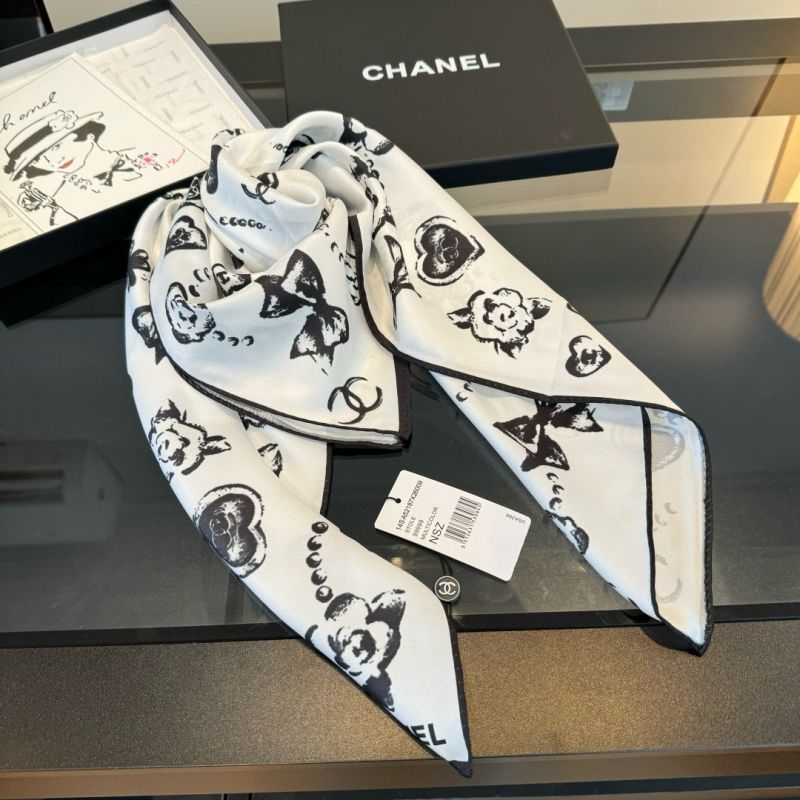 Chanel Square Silk Scarf 90cm