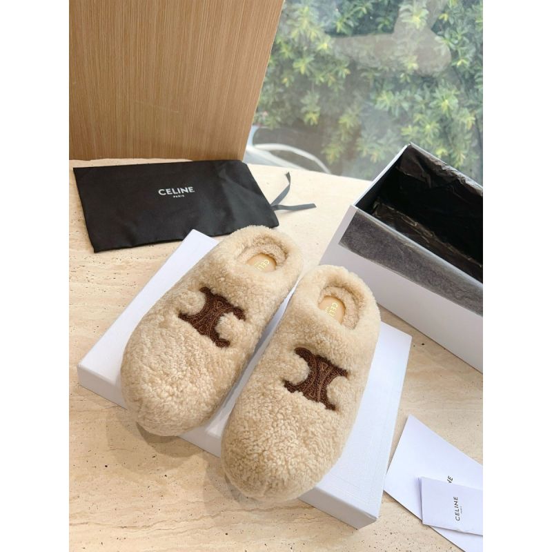 Celine Shearling shoes