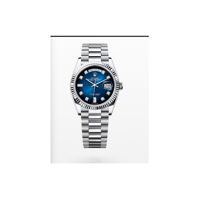 Rolex Day-Date 36mm , Oystersteel, Diamonds