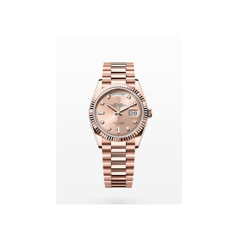 Rolex Day-Date 36mm, Oystersteel, 18K rose gold
