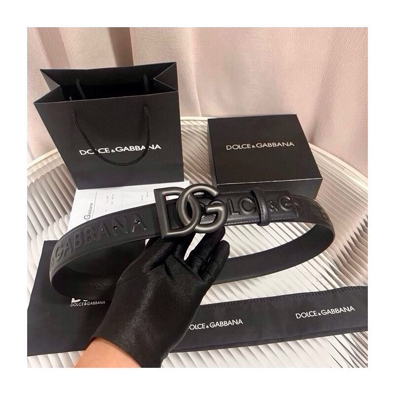 Cintura in pelle dolce Gabbana 4.0 cm