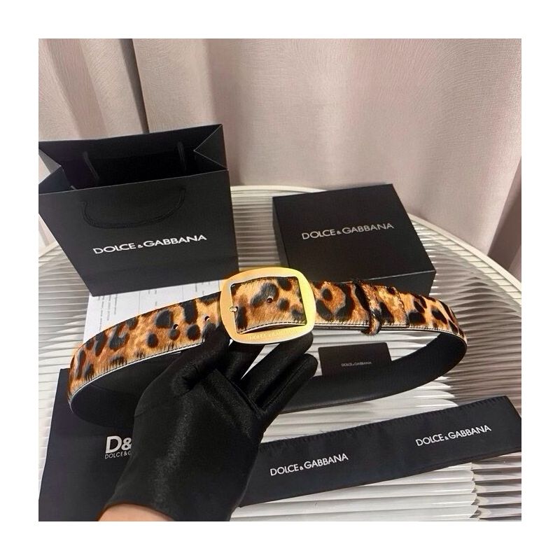 Cintura in pelle dolce Gabbana 4.0 cm