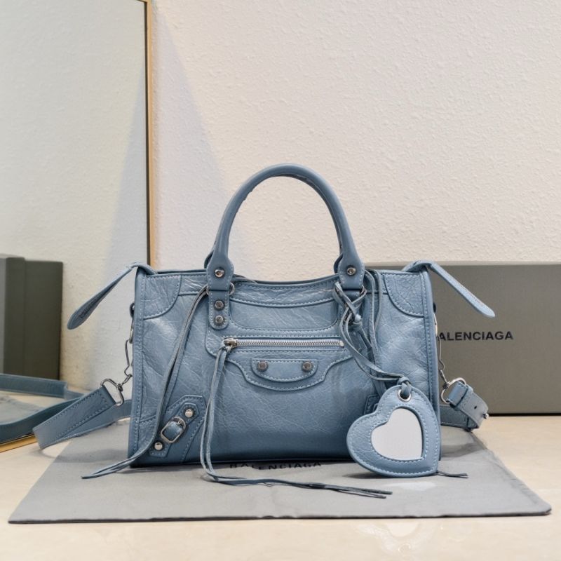 Borsa Le City da donna Balenciaga piccola-Light Blue