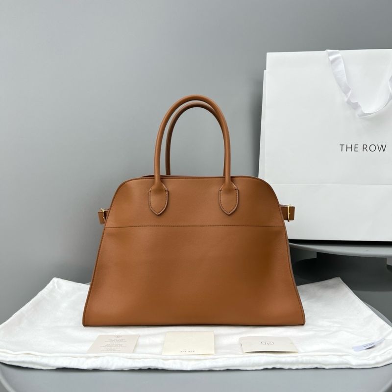 The Row Soft Margaux 15 Bag in leather