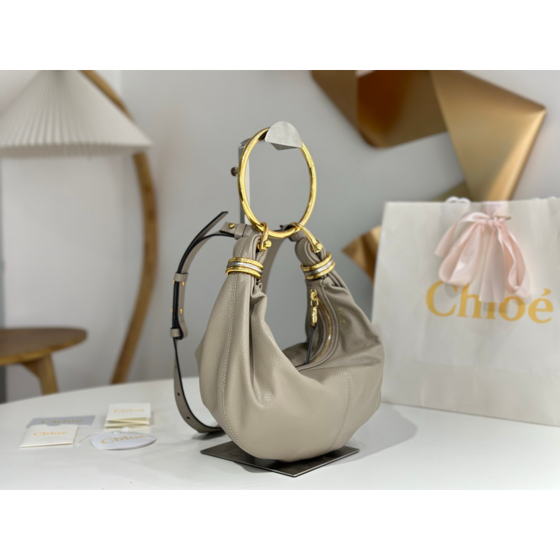 Chloe piccolo Bracelet borsa Hobo-Grey